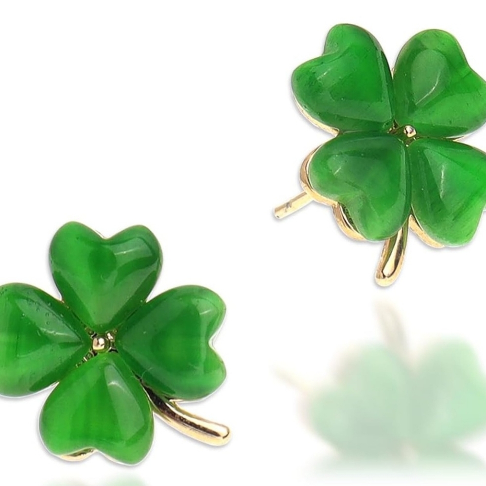 Clover earrings - Picture 3 of 3